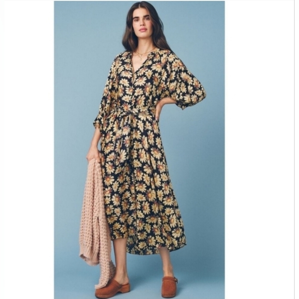 The GREAT. the herd dress in frosted floral, 1 ( small )
